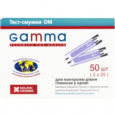 Тест-полоски  GAMMA DM к глюкометру №50